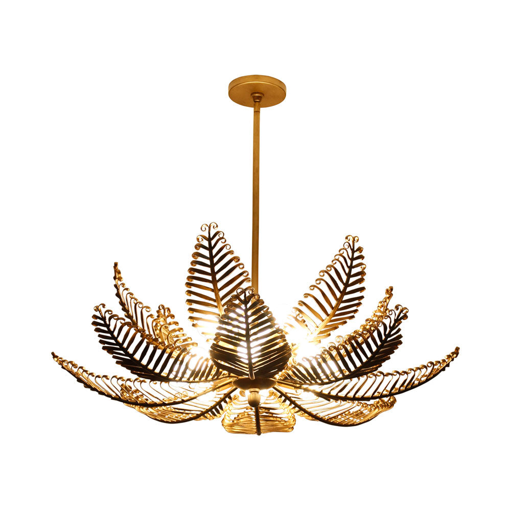Fern Chandelier in Detail.
