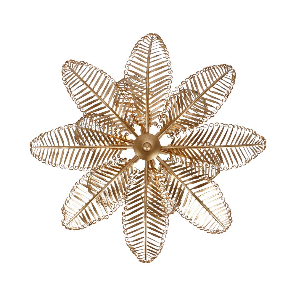 Fern Chandelier in Detail.