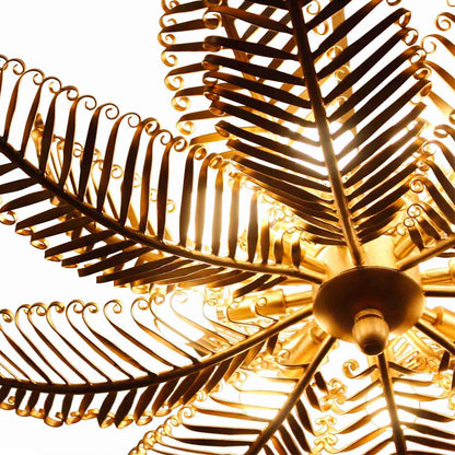 Fern Chandelier in Detail.