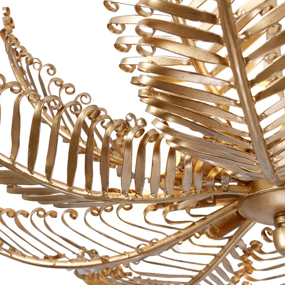 Fern Chandelier in Detail.