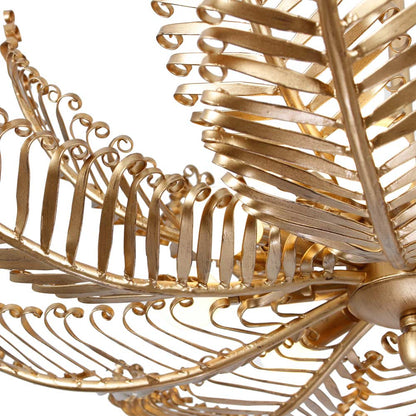 Fern Chandelier in Detail.