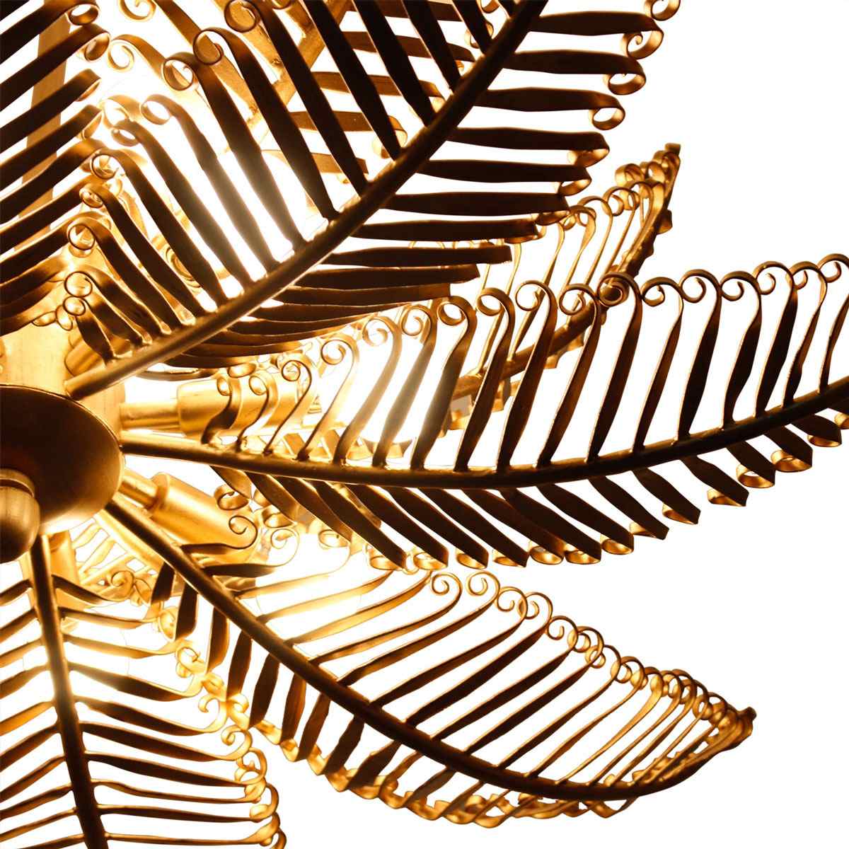 Fern Chandelier in Detail.
