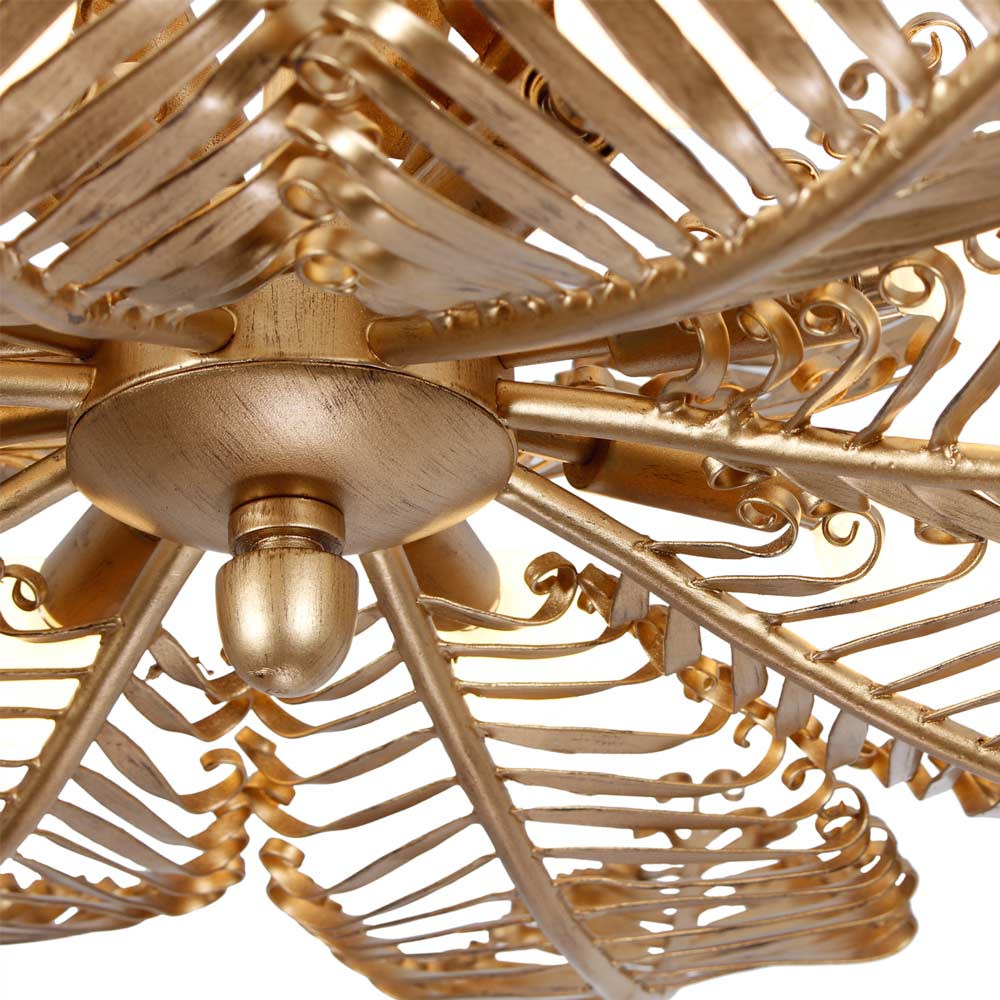 Fern Chandelier in Detail.