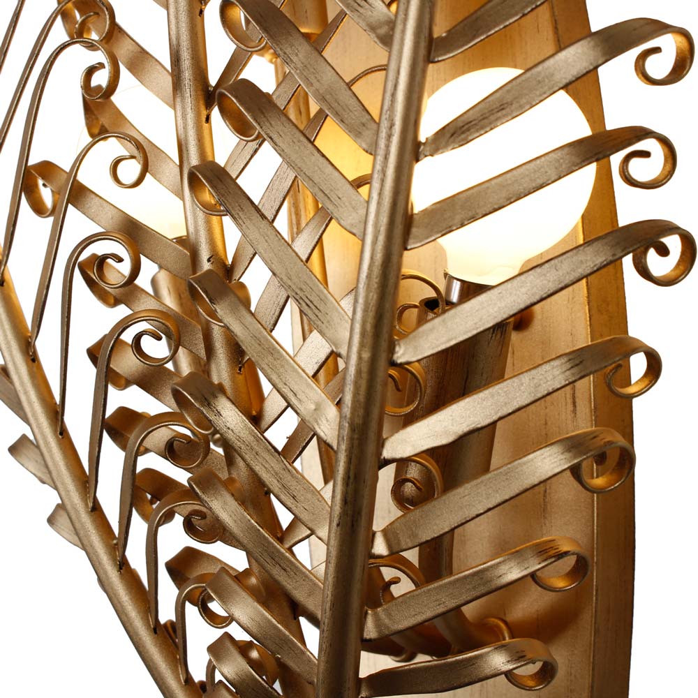 Fern Wall Light in Detail.