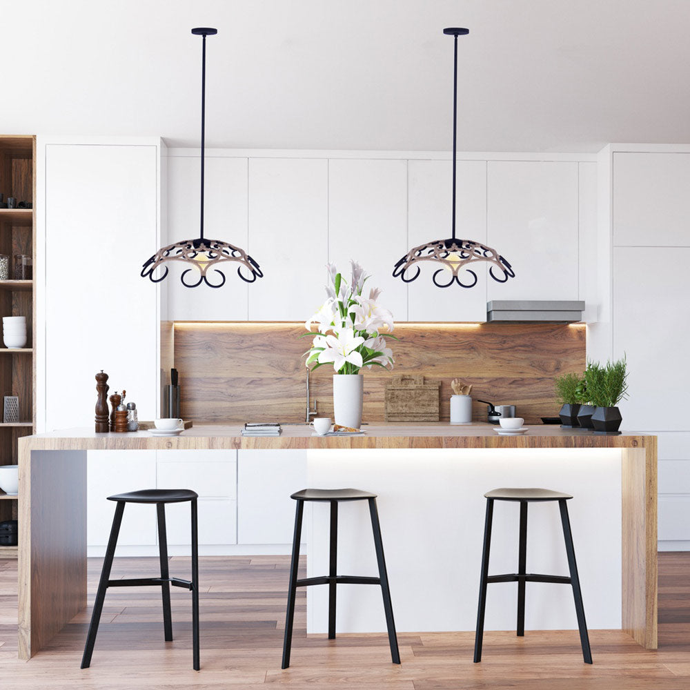 Ferrum Pendant Light in dining room.