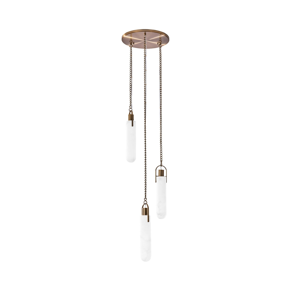 Flint Drop LED Multi Light Pendant Light (3-Light).