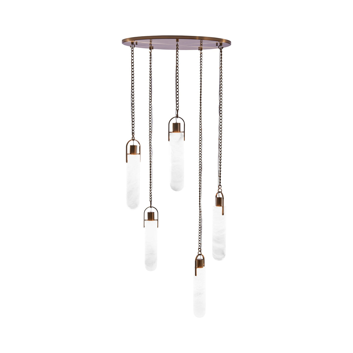 Flint Drop LED Multi Light Pendant Light in Detail.