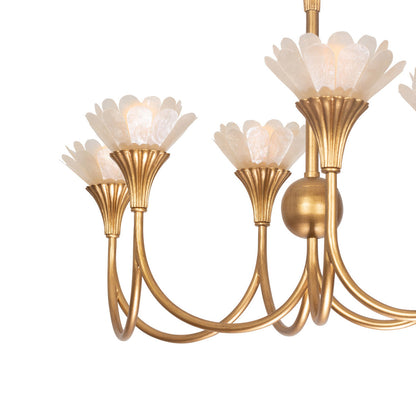 Flora Linear Pendant Light in Detail.