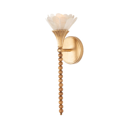 Flora Tall Beaded Wall Light.