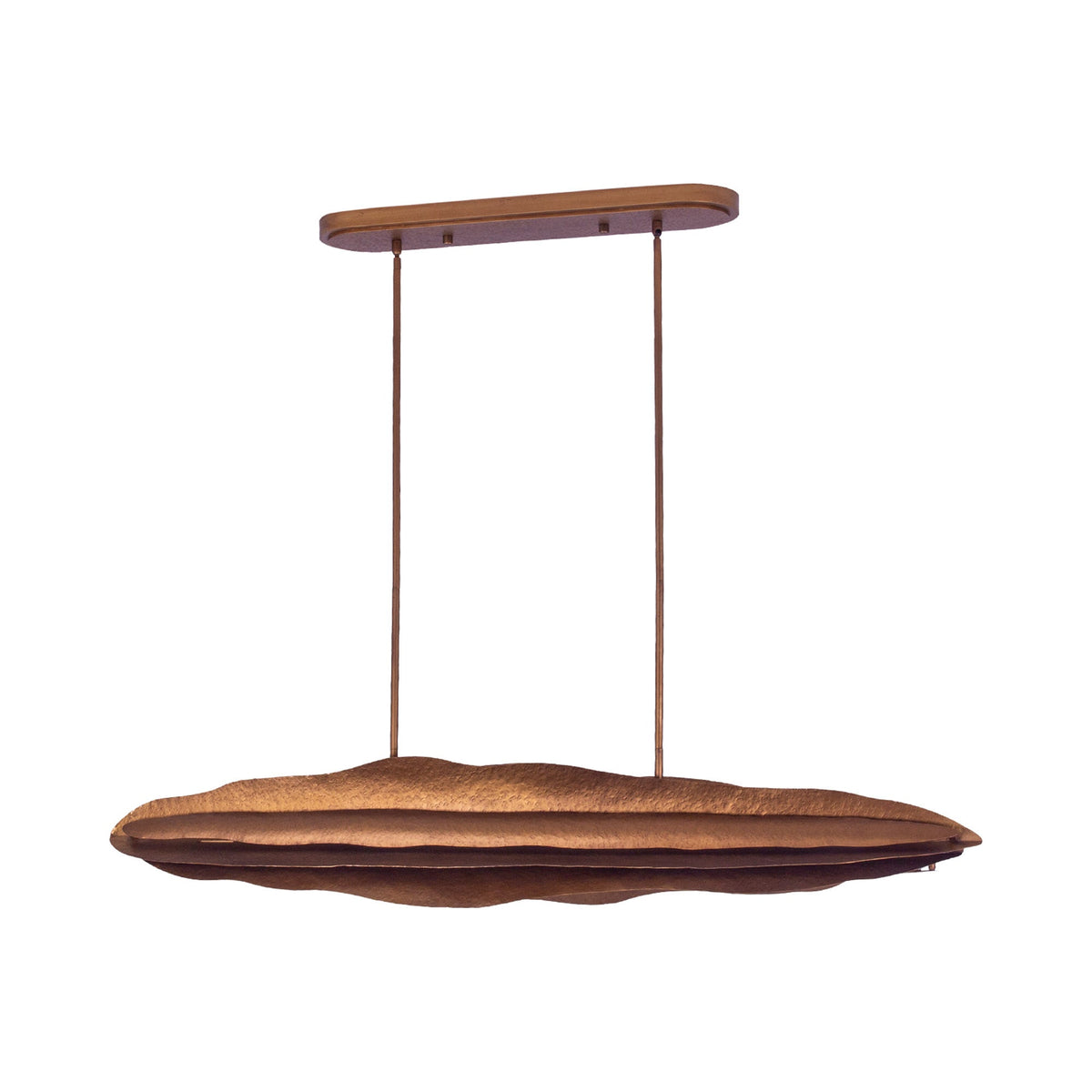 Folia Linear LED Pendant Light in Detail.