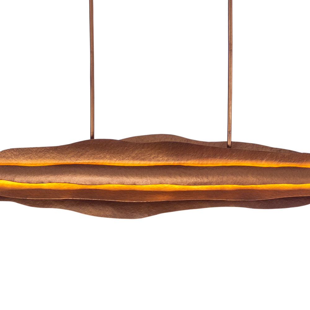 Folia Linear LED Pendant Light in Detail.
