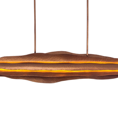 Folia Linear LED Pendant Light in Detail.