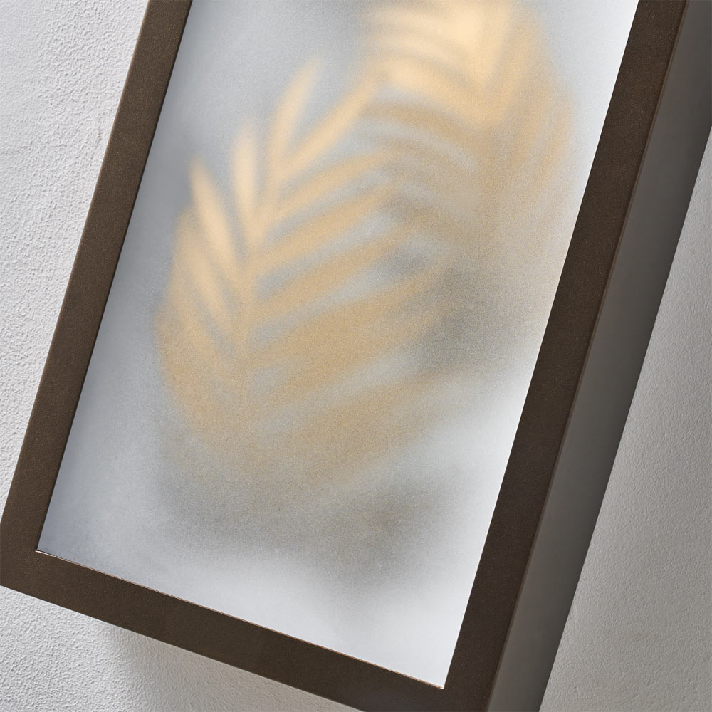 Folium Outdoor LED Wall Light in Detail.