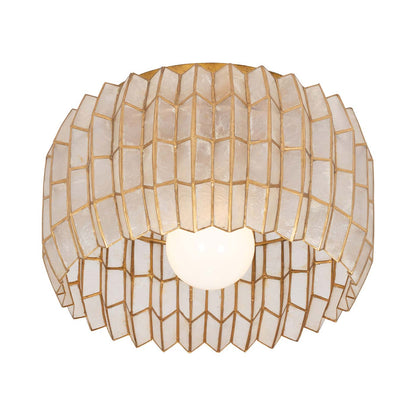Fractal Flush Mount Ceiling Light in Detail.