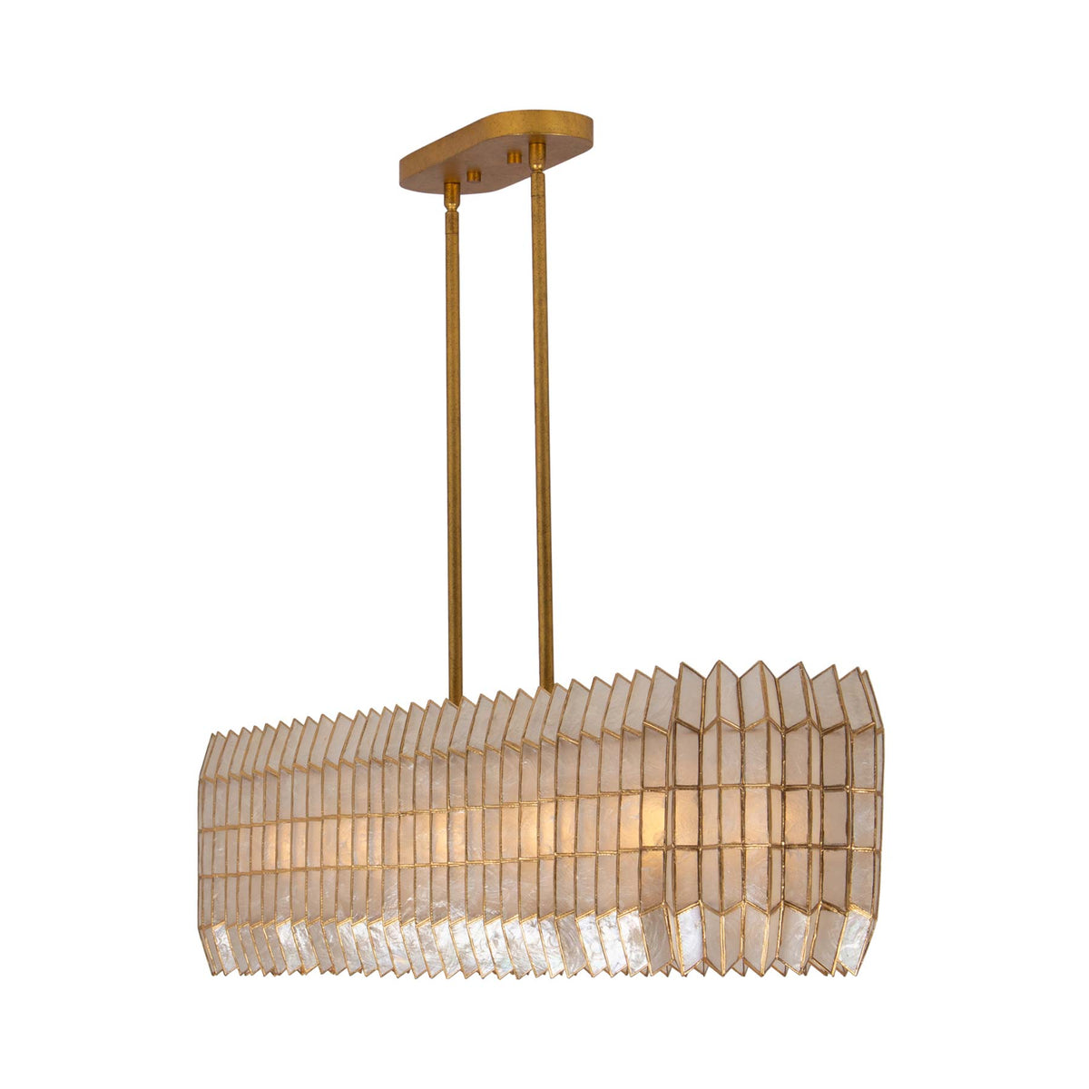 Fractal Linear Pendant Light in Detail.