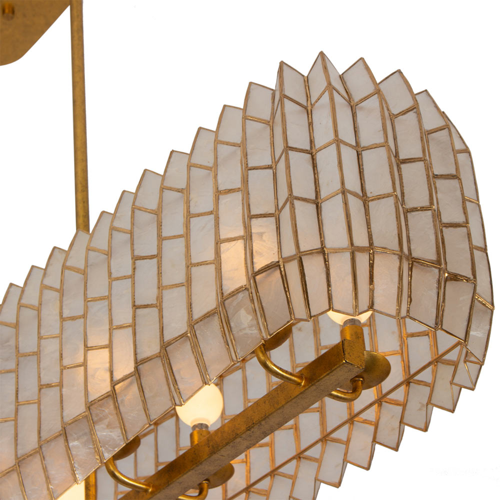 Fractal Linear Pendant Light in Detail.
