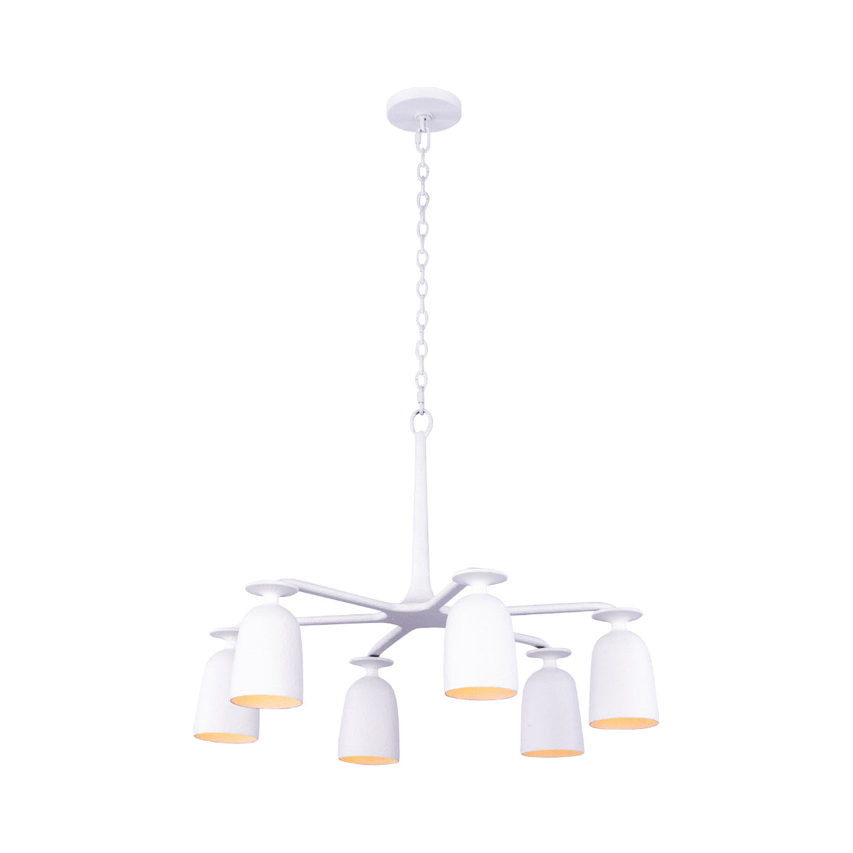 Gabardine Chandelier (6-Light).