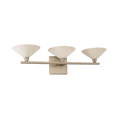 Galvaston Bath Vanity Light in Satin Nickel (3-Light).