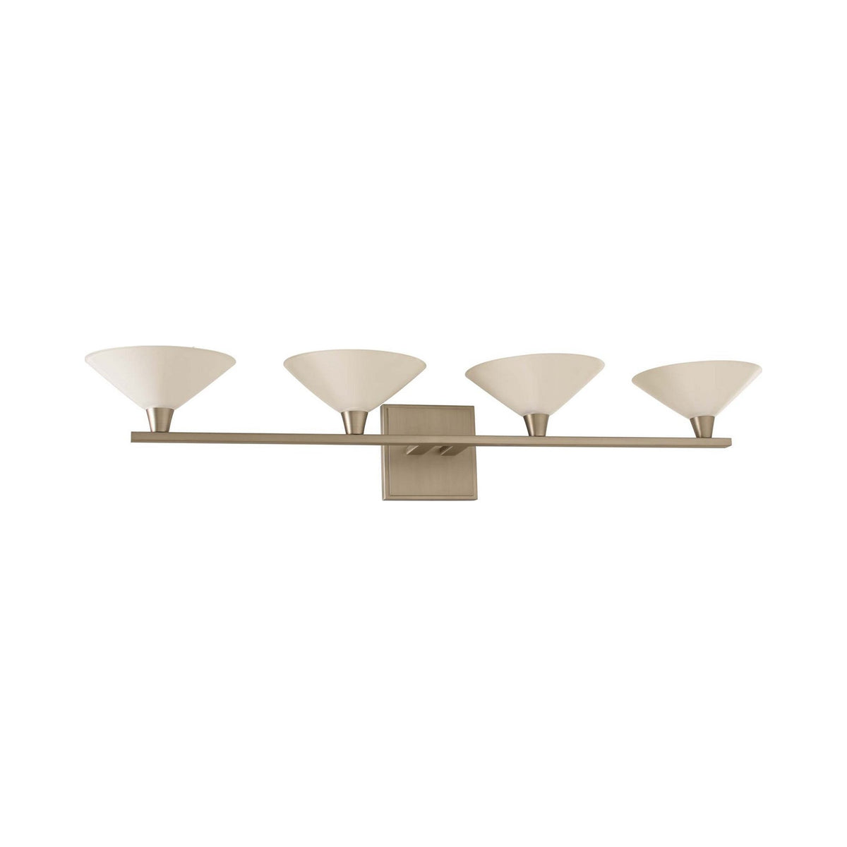 Galvaston Bath Vanity Light in Satin Nickel (4-Light).