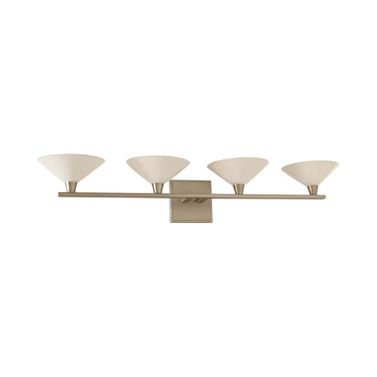 Galvaston Bath Vanity Light in Satin Nickel (4-Light).