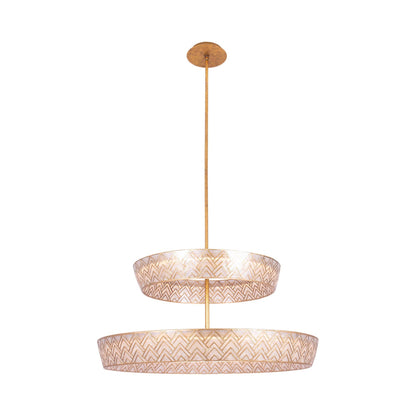 Geo LED Tiered Chandelier.