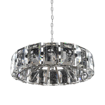 Giada Pendant Light in Polished Stainless Steel (9-Light).