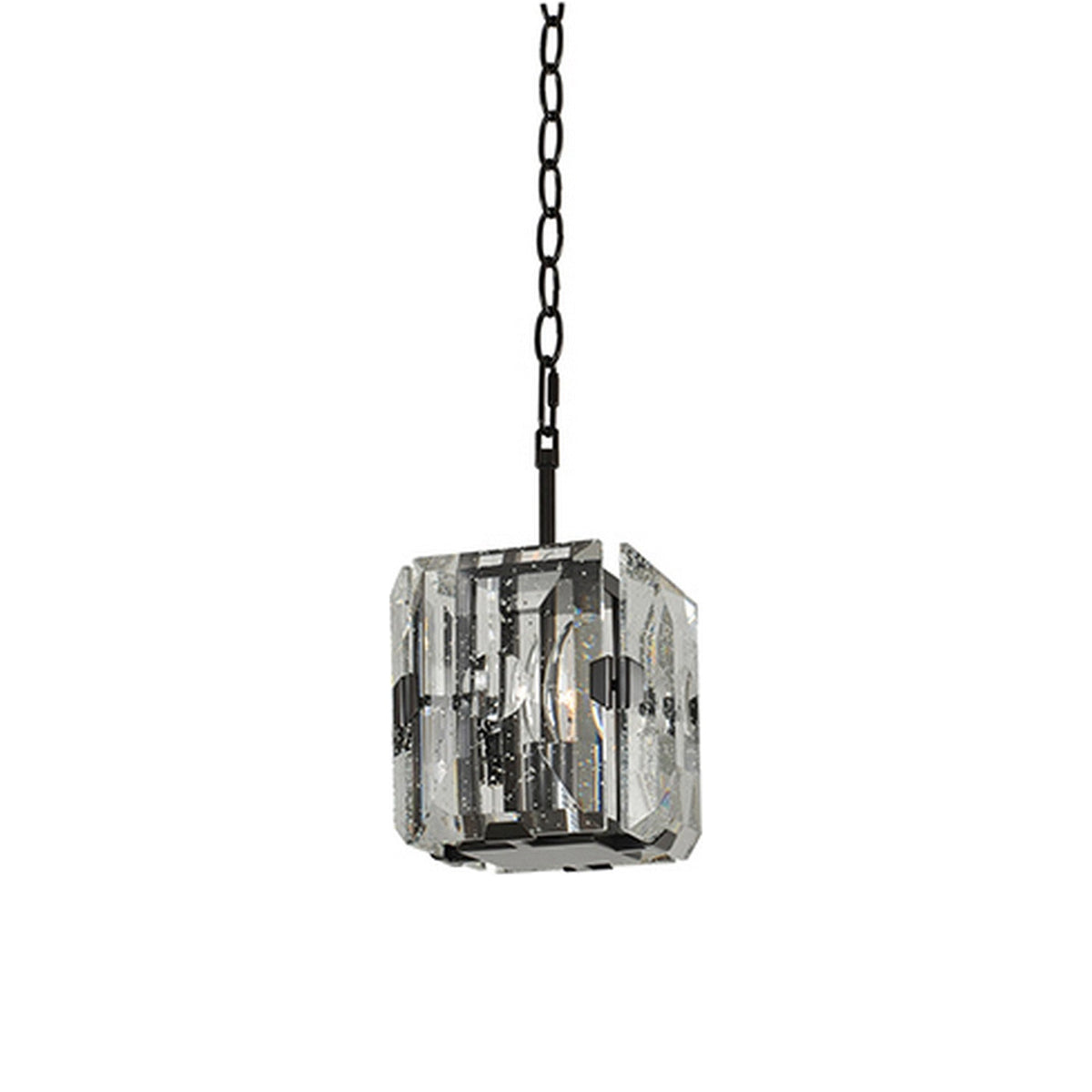 Giada Single Pendant Light in Dark Bronze.