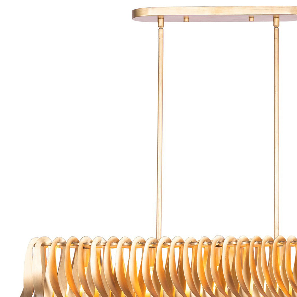 Grace Linear Pendant Light in Detail.