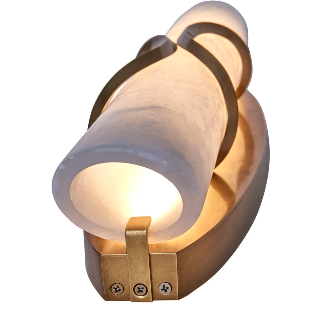 Gypsum Tubular LED Wall Light in Detail.