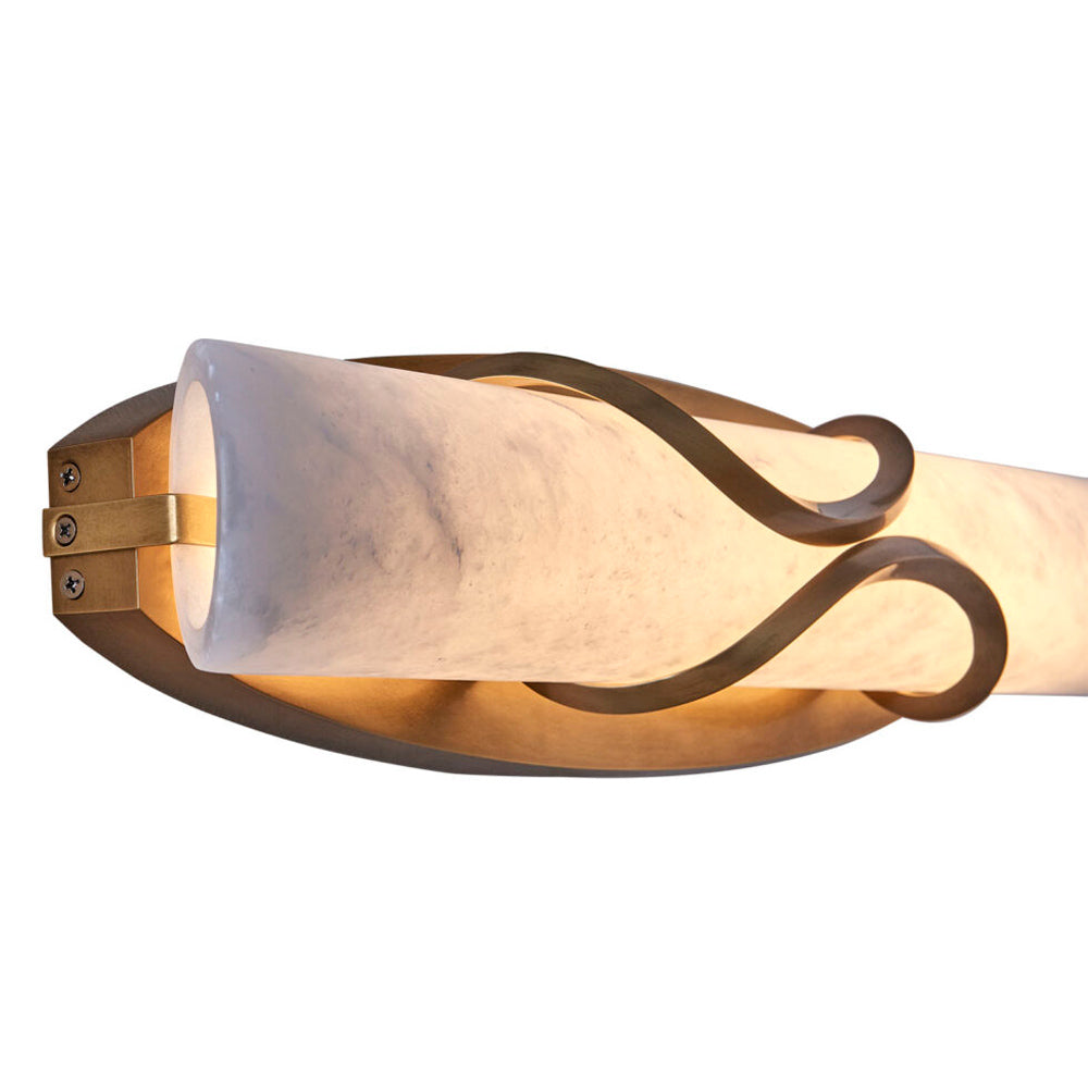 Gypsum Tubular LED Wall Light in Detail.