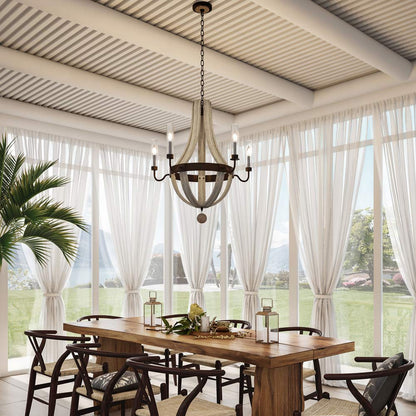Harper Chandelier in Outside Area.