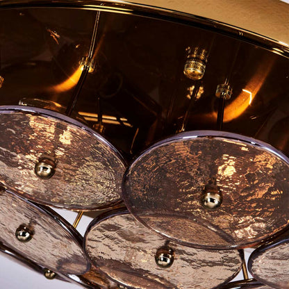 Hortensia Flush Mount Ceiling Light in Detail.