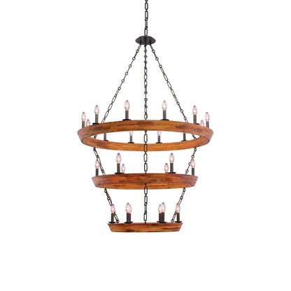 Lansdale Tiered Chandelier (24-Light).