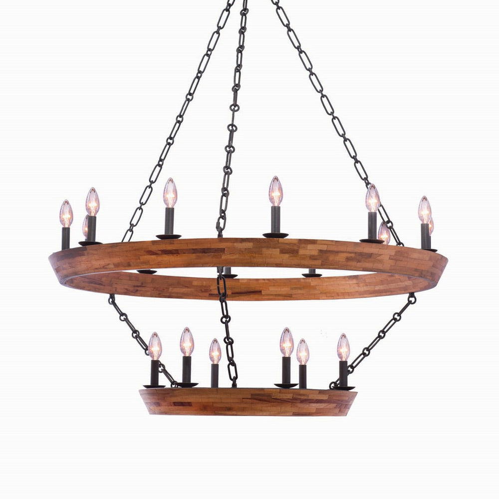 Lansdale Tiered Chandelier in Detail.