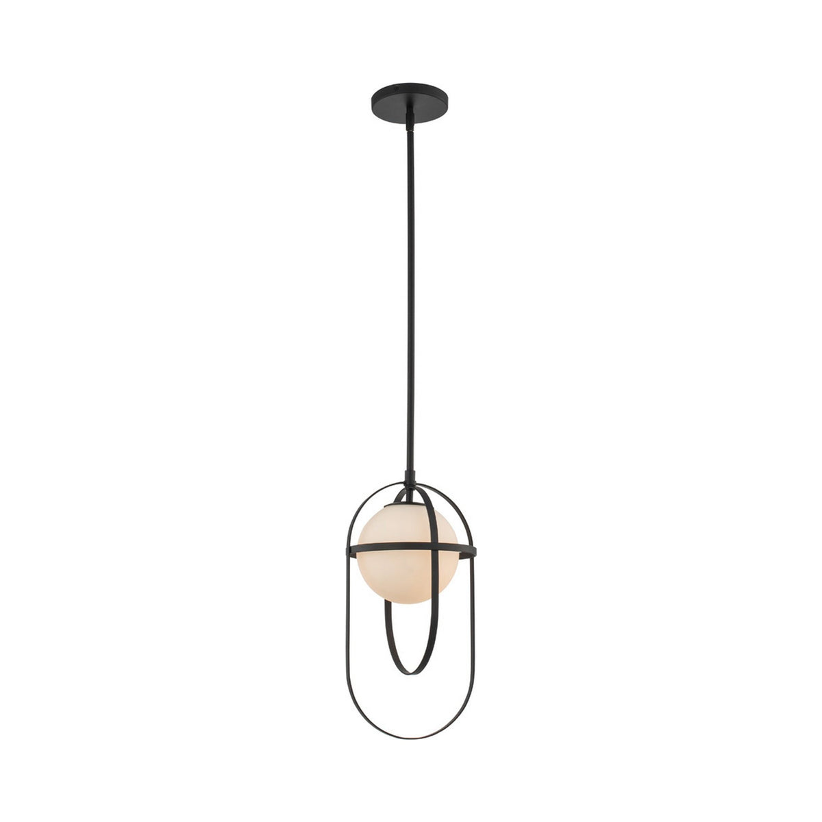 Lennox Pendant Light in Matte Black.