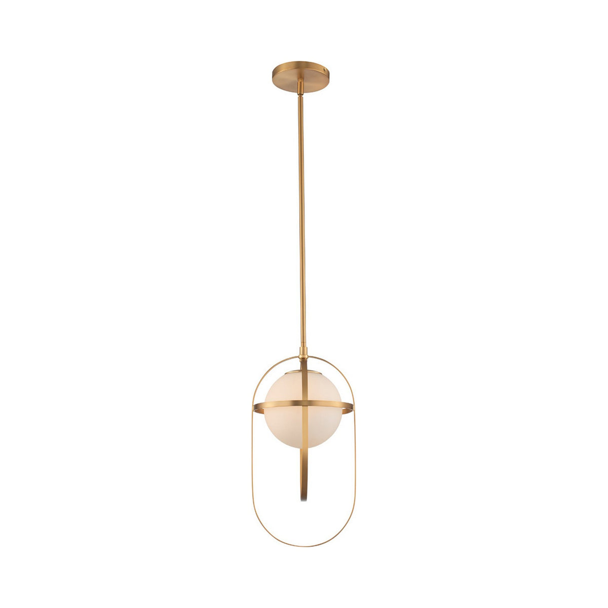 Lennox Pendant Light in New Brass.