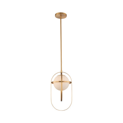Lennox Pendant Light in New Brass.