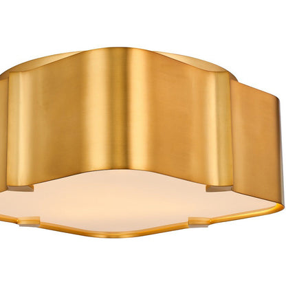 Lotus Flush Mount Ceiling Light in Detail.