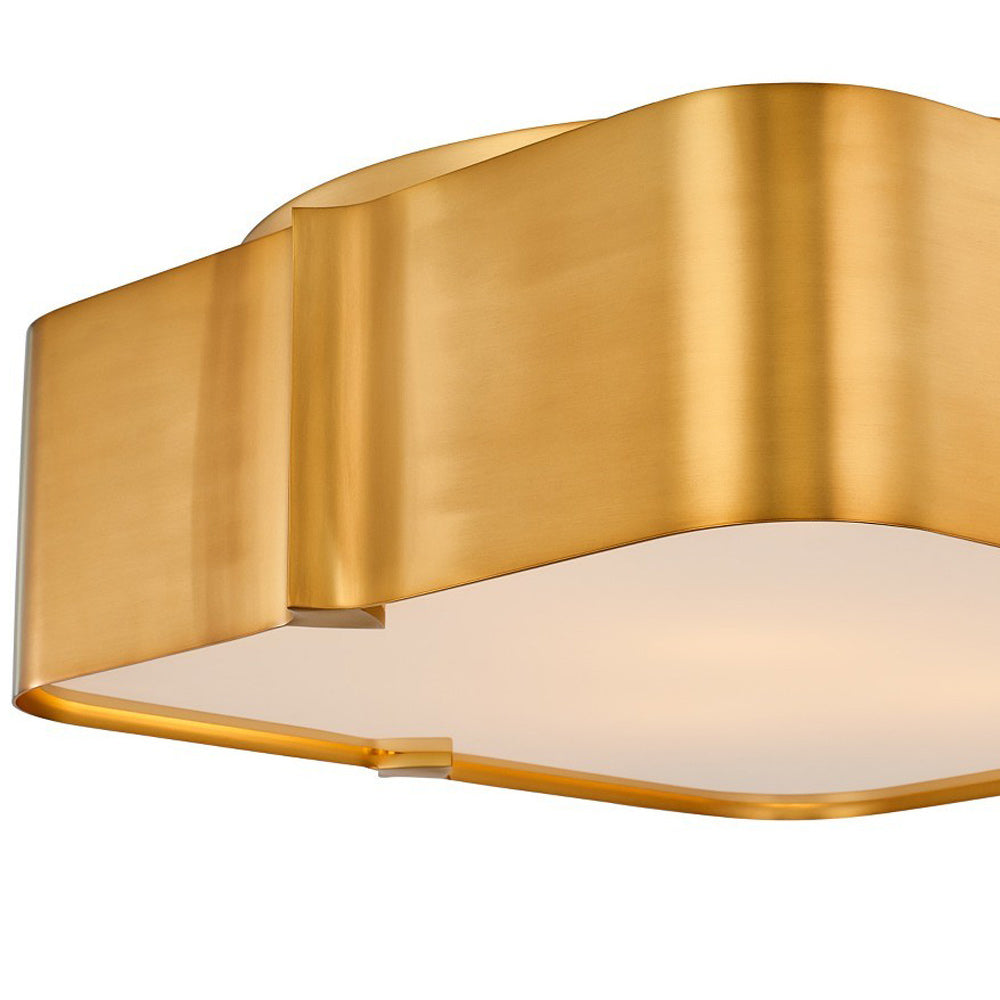 Lotus Flush Mount Ceiling Light in Detail.