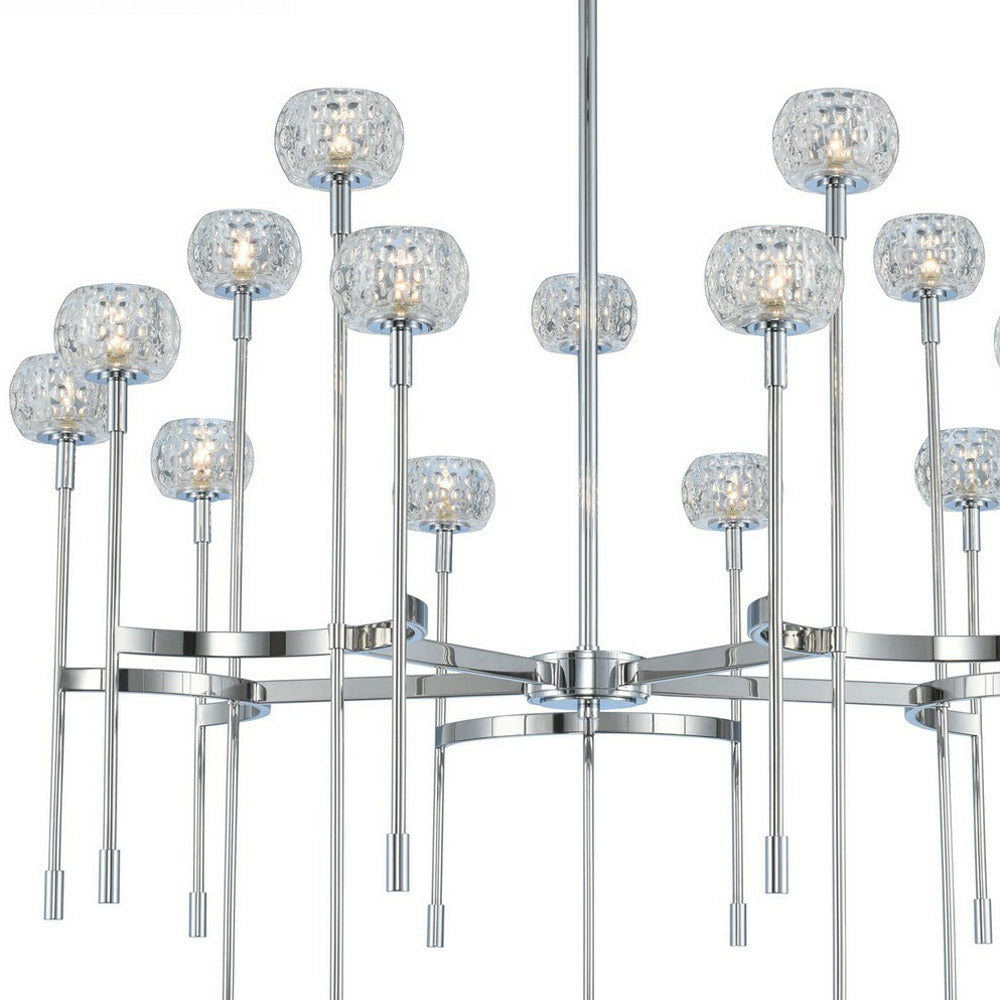 Mae Tiered Chandelier in Detail.
