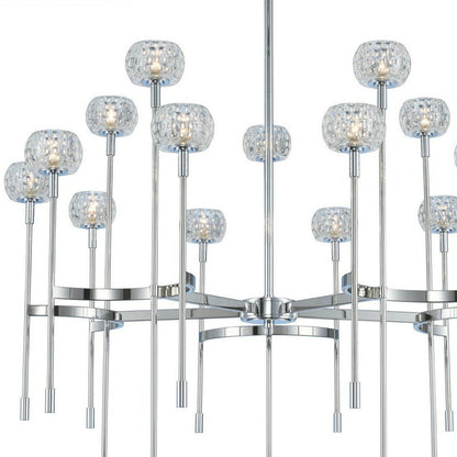 Mae Tiered Chandelier in Detail.