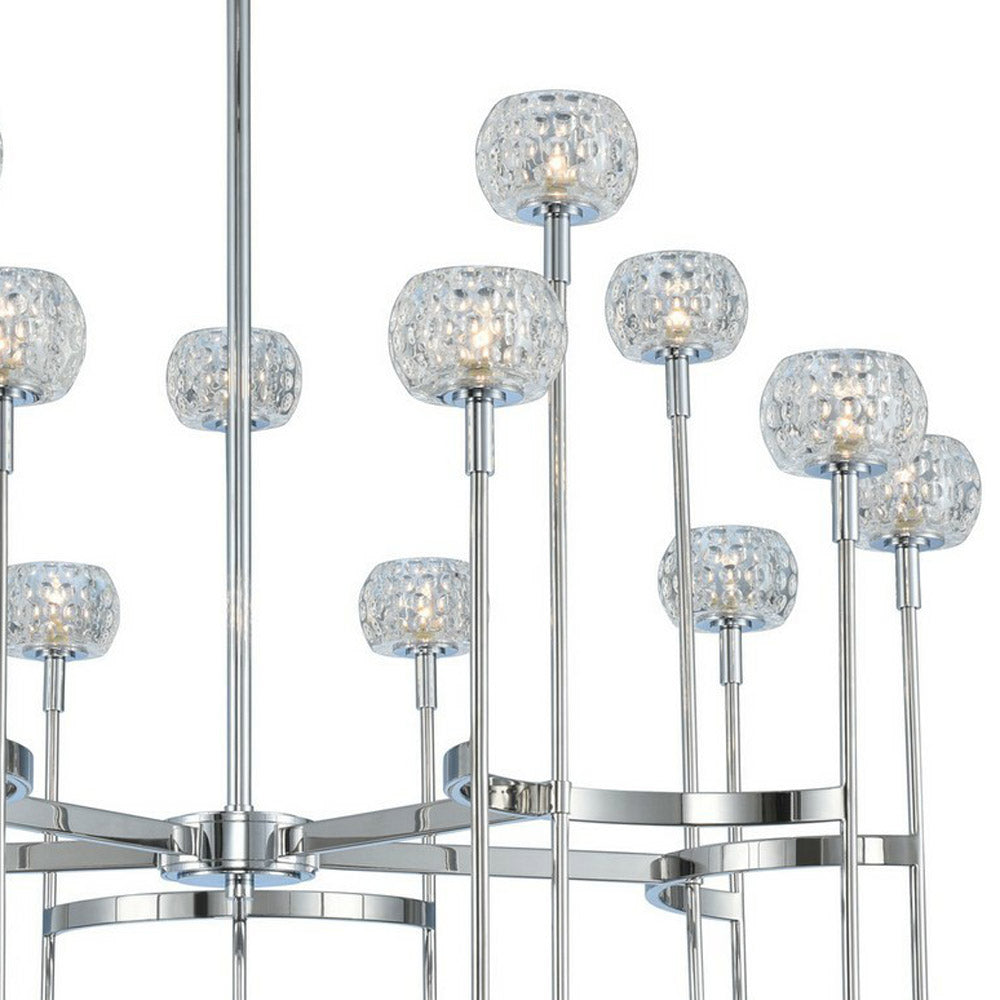 Mae Tiered Chandelier in Detail.