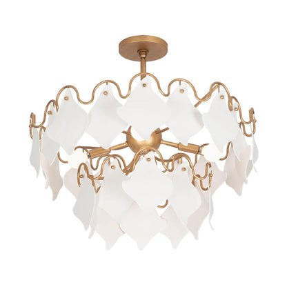 Manta Semi Flush Mount Ceiling Light in Detail.