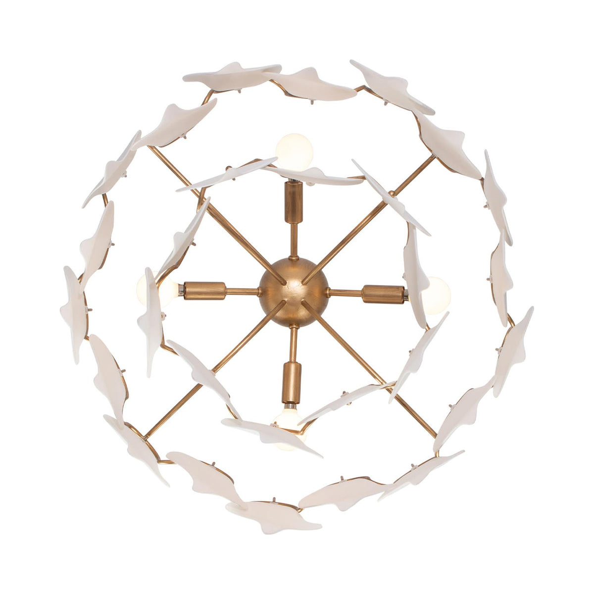 Manta Semi Flush Mount Ceiling Light in Detail.