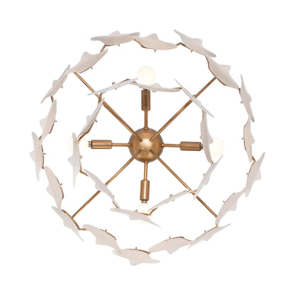 Manta Semi Flush Mount Ceiling Light in Detail.