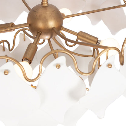 Manta Semi Flush Mount Ceiling Light in Detail.