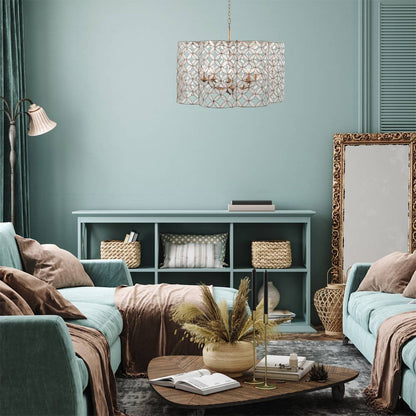 Maurelle Pendant Light in living room.