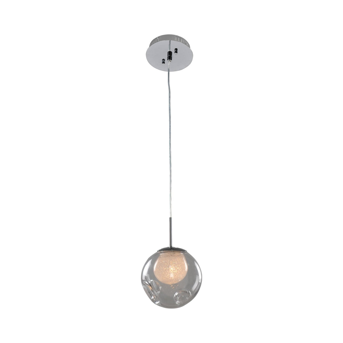 Meteor Pendant Light in Clear.