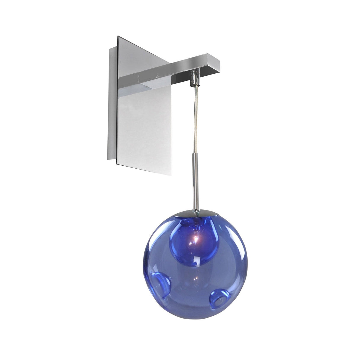 Meteor Wall Light in Sapphire.