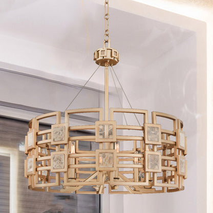 Metropolis Chandelier in Detail.